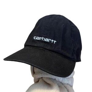 Carhartt WIP Black Logo Baseball Cap – One Size